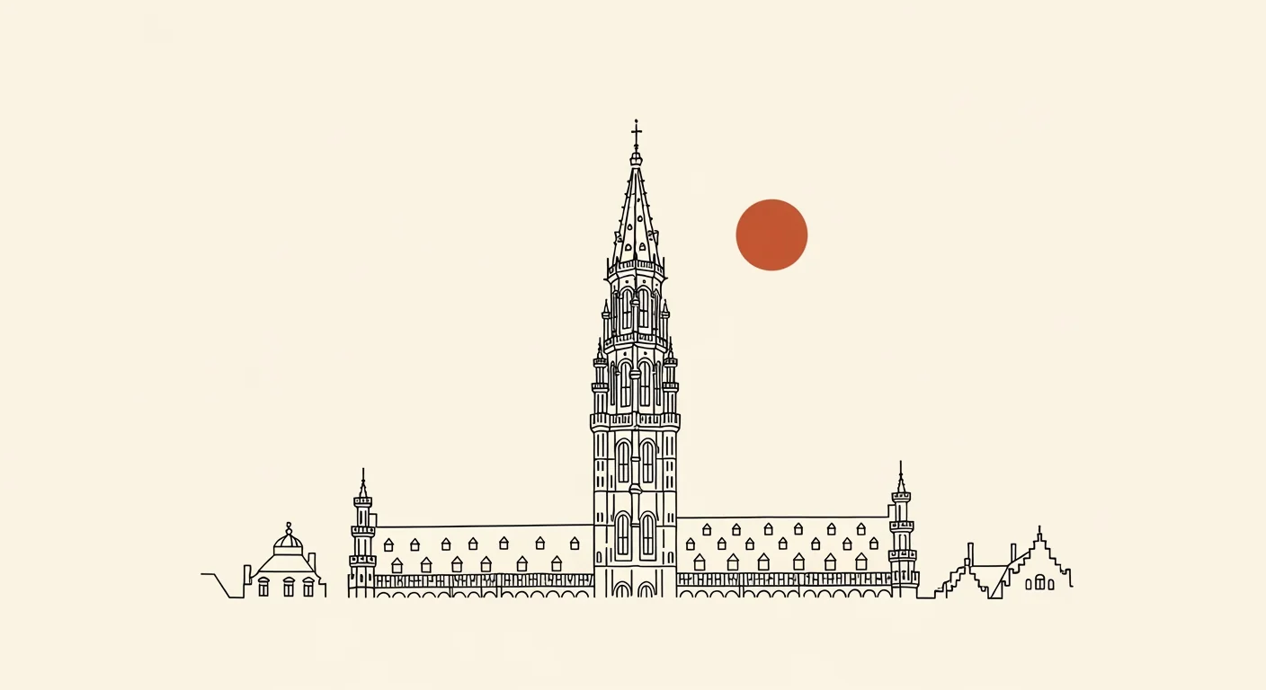 Illustrasjon av Belgia — eSIM til Belgia