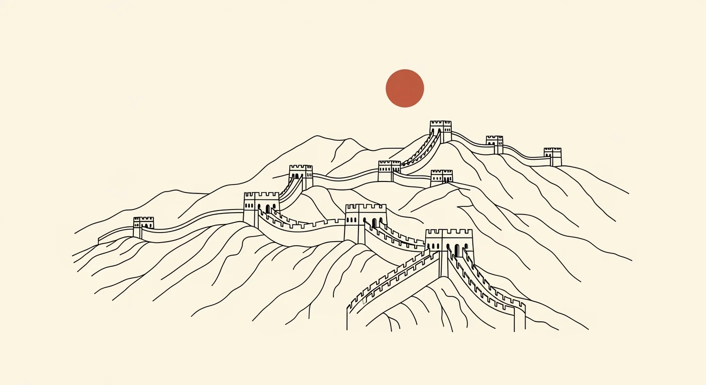 Illustrasjon av Kina — eSIM til Kina