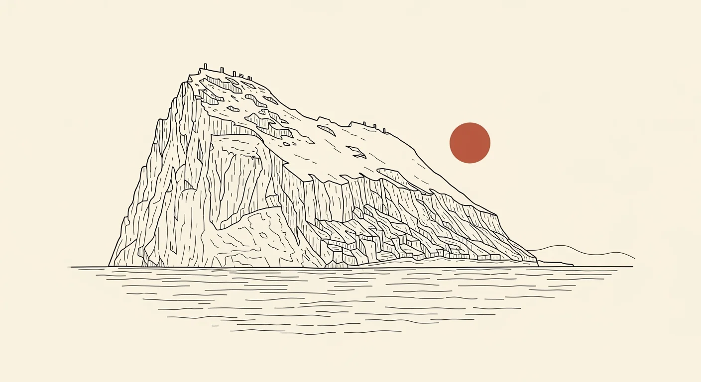 Illustrasjon av Gibraltar — eSIM til Gibraltar