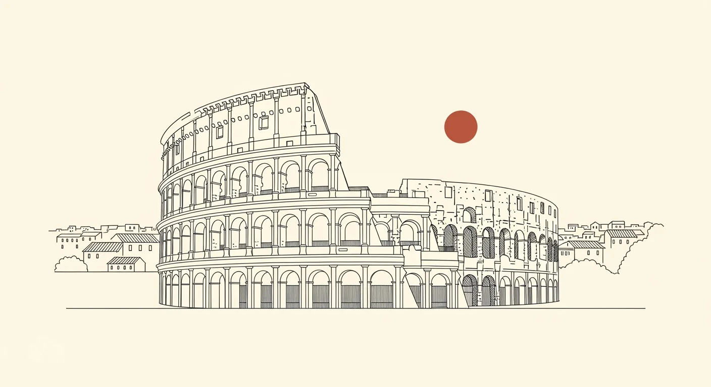 Illustrasjon for eSIM til Italia — Roma, Toscana, Amalfi og Venezia