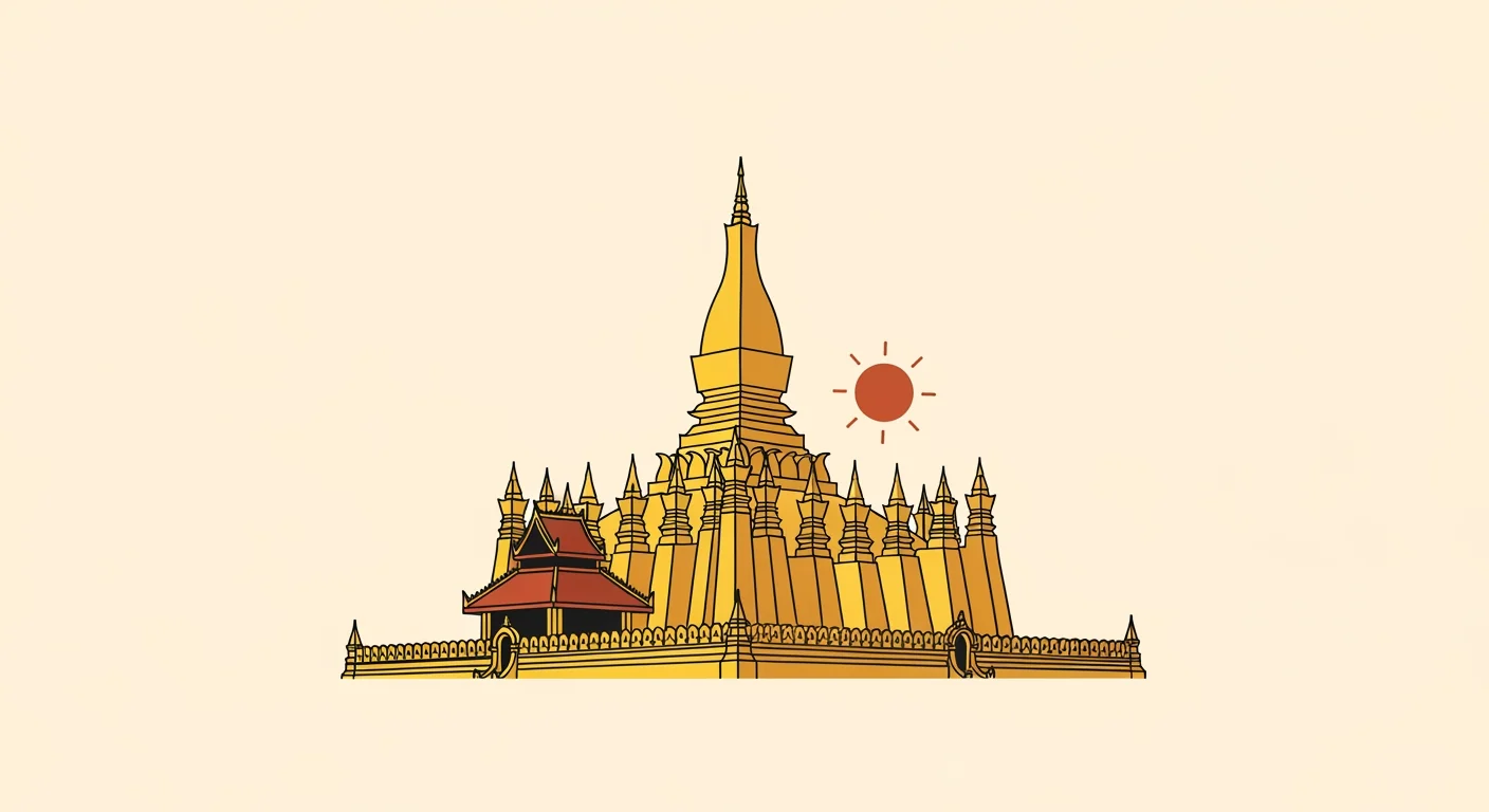 Illustrasjon av Laos — eSIM til Laos