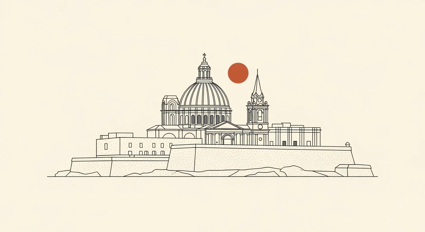 Illustrasjon av Malta — eSIM til Malta