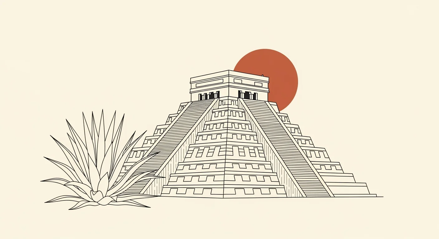 Illustrasjon for eSIM til Mexico — Cancún, Tulum og Mexico City
