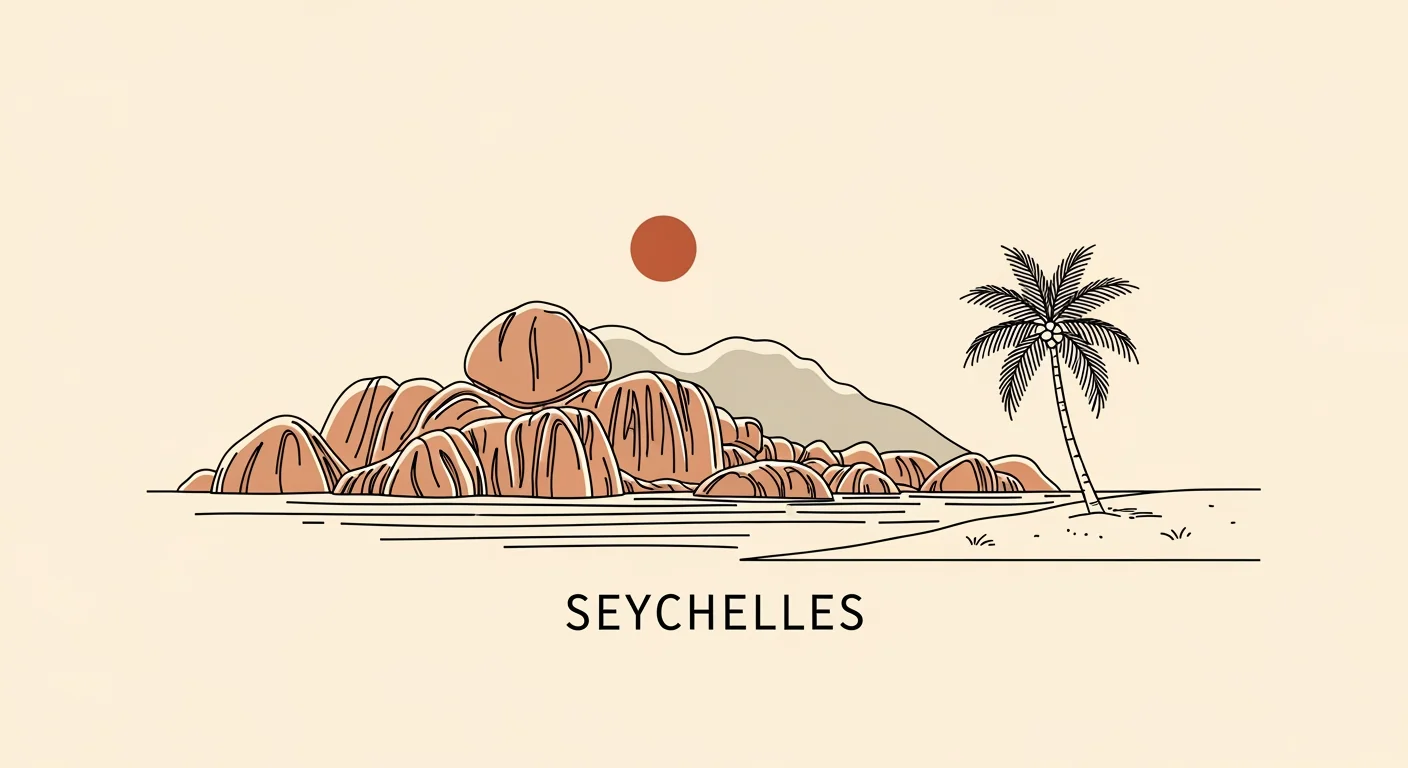 Illustrasjon av Seychellene — eSIM til Seychellene